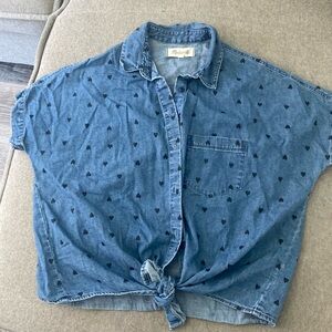 Madewell denim top